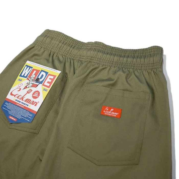 Cookman Wide Chef Pants - Olive - Image 9
