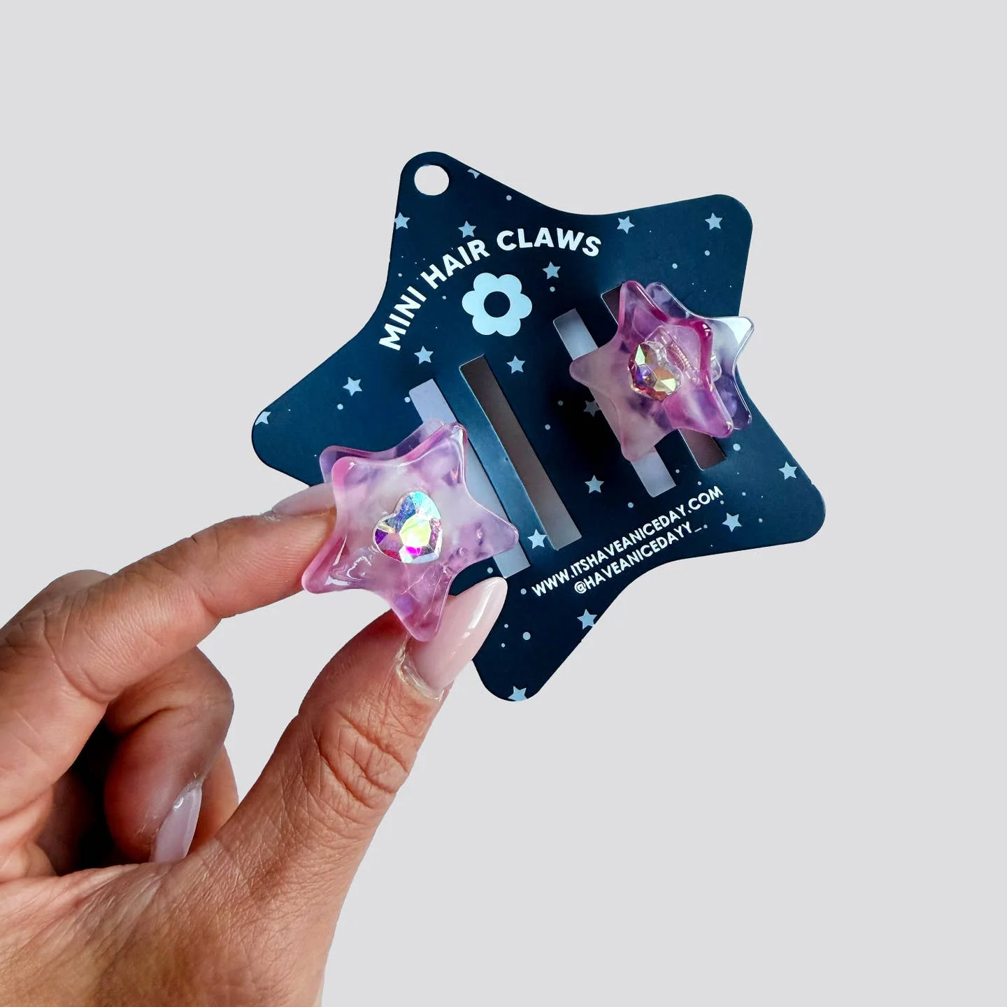 Cosmo + Wanda Star Mini Hair Claws - Set of 2 Each - Image 3