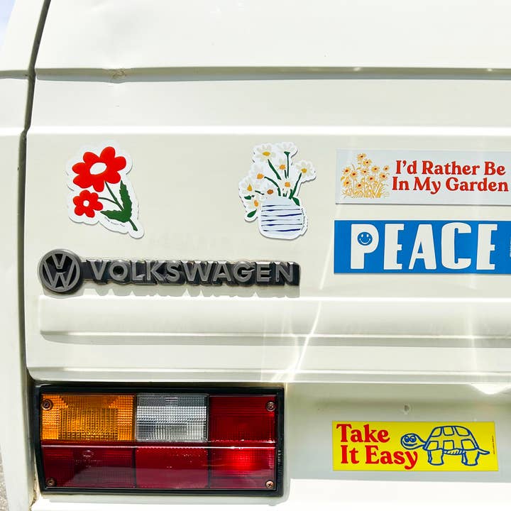 I'd Rather Be In My Garden Bumper Magnet - Image 3