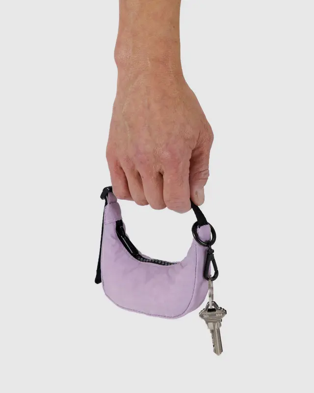 Crescent Bag Charm - Dusty Pink - Image 3
