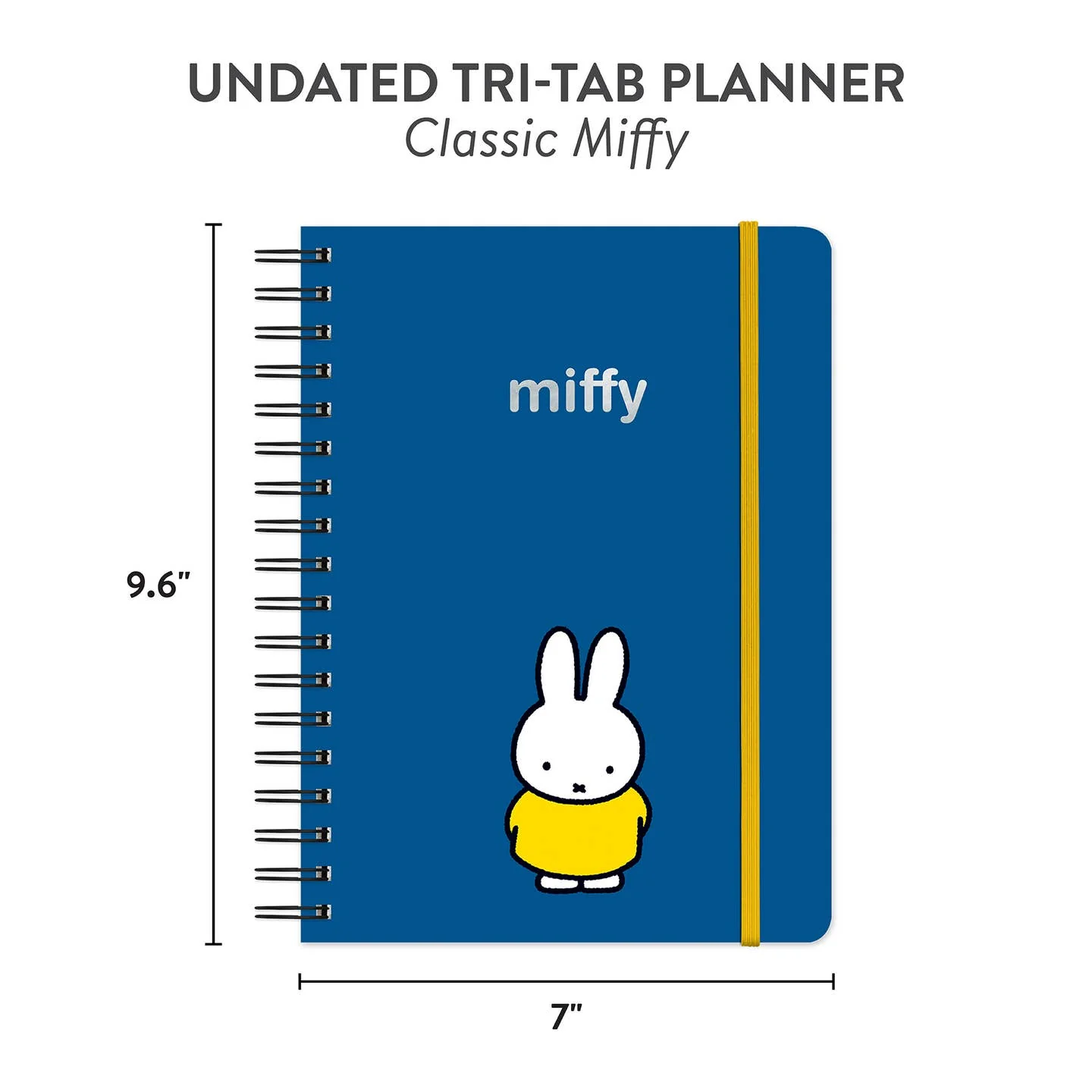 Undated Tri-Tab Planner Classic Miffy - Image 4