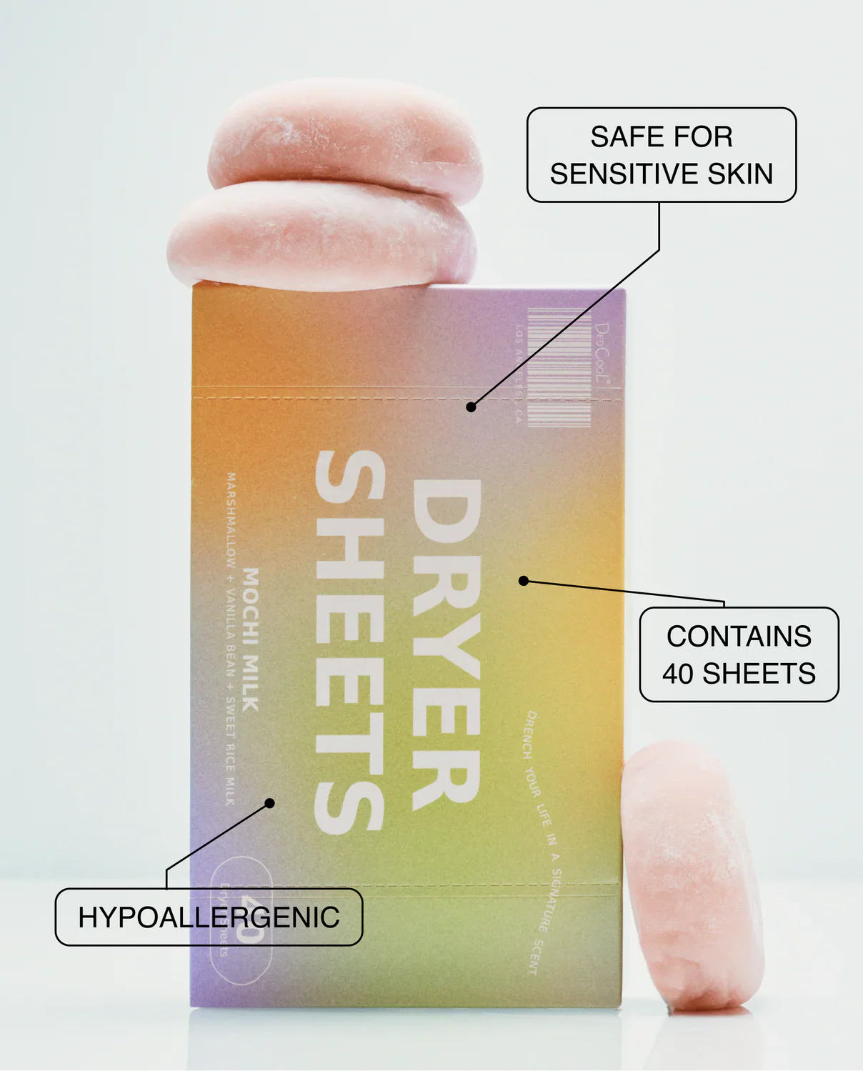 Dedcool Dryer Sheets - Mochi Milk - Image 3