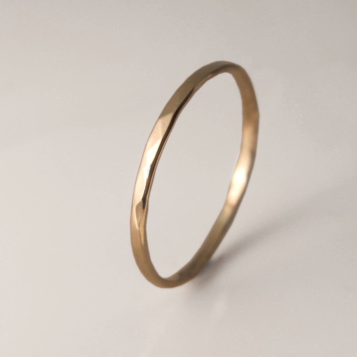 10k Delicate Stacking Ring - Image 2