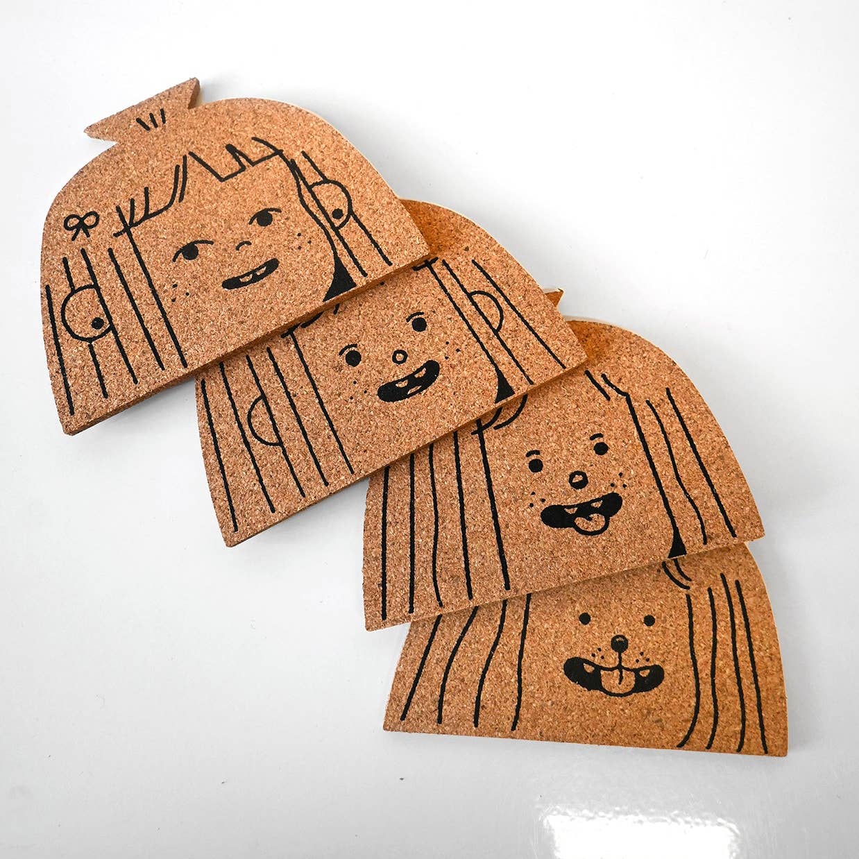 "Dog Person" Set of Four Cork Coasters - Image 2