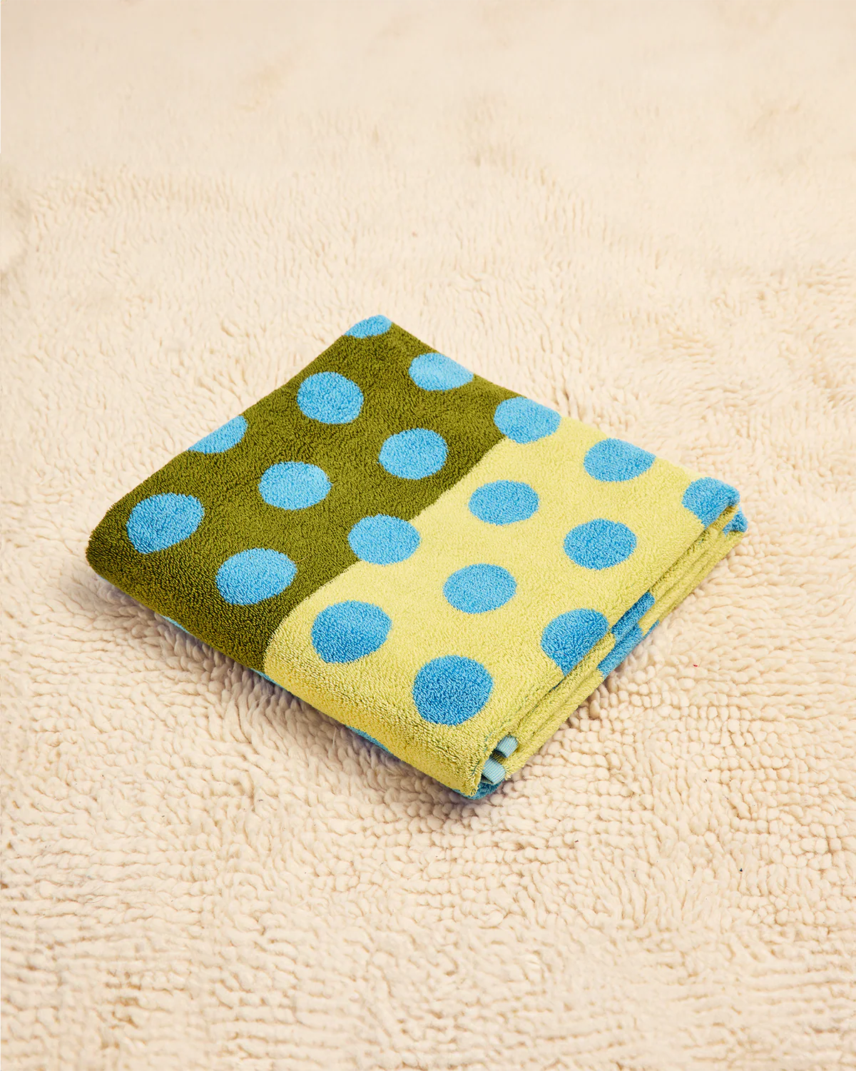Dot Bath Towel - Blue Dot