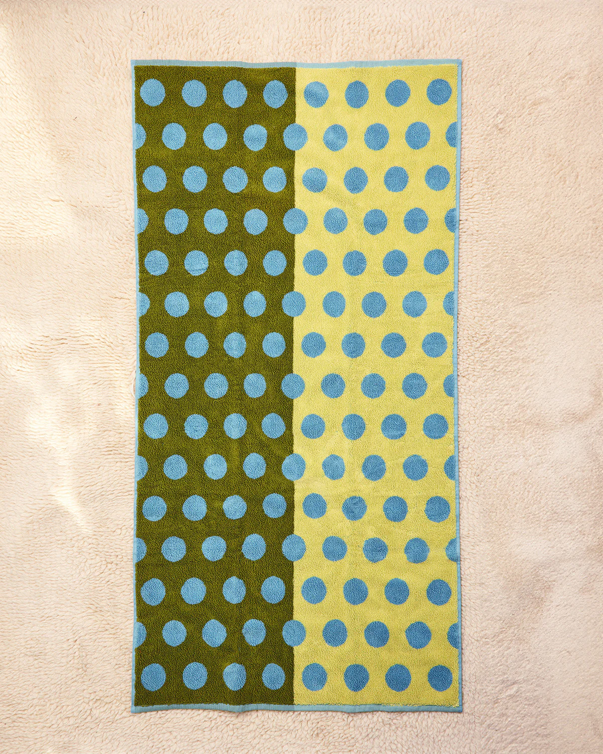 Dot Bath Towel - Blue Dot - Image 2