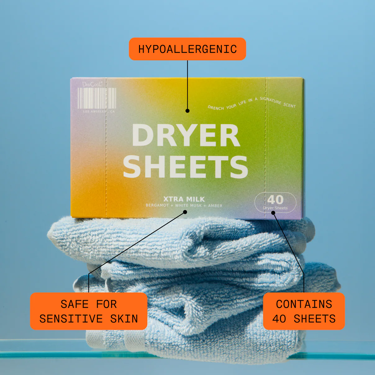 Dedcool Dryer Sheets - Xtra Milk - Image 3