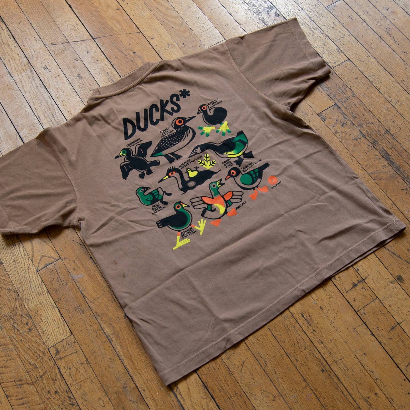 Ducks* T-Shirt - Brown - Image 4