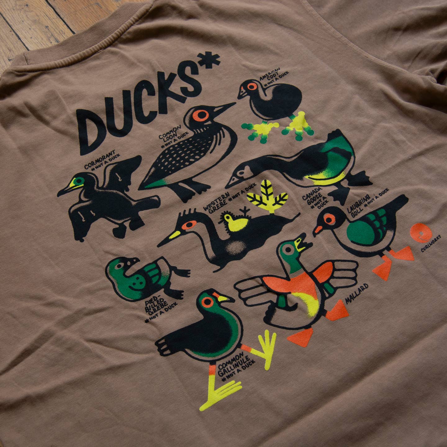 Ducks* T-Shirt - Brown - Image 5