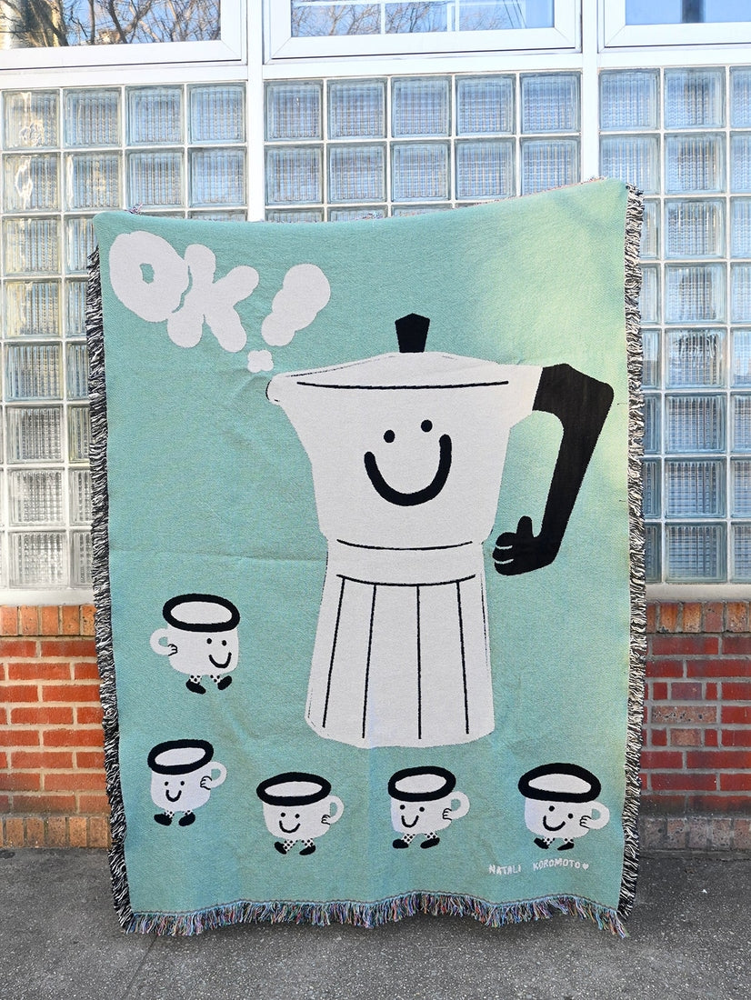 "Espresso Time!" Throw Blanket
