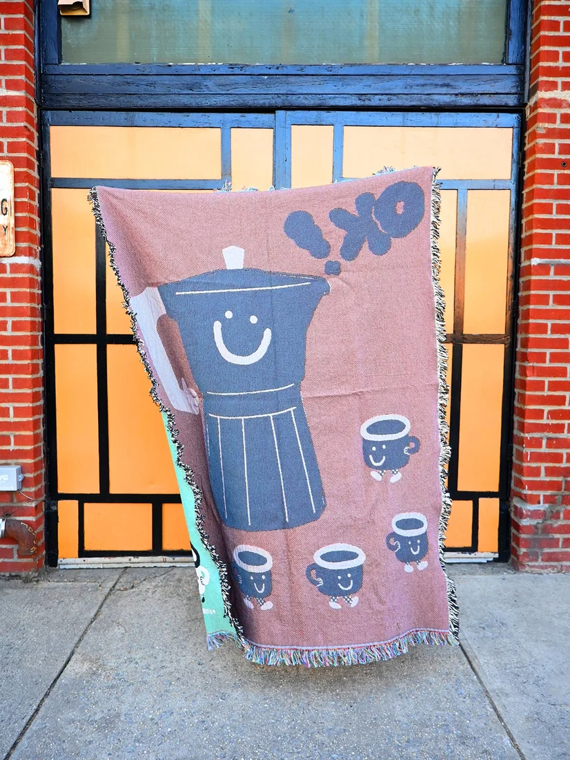 "Espresso Time!" Throw Blanket - Image 4
