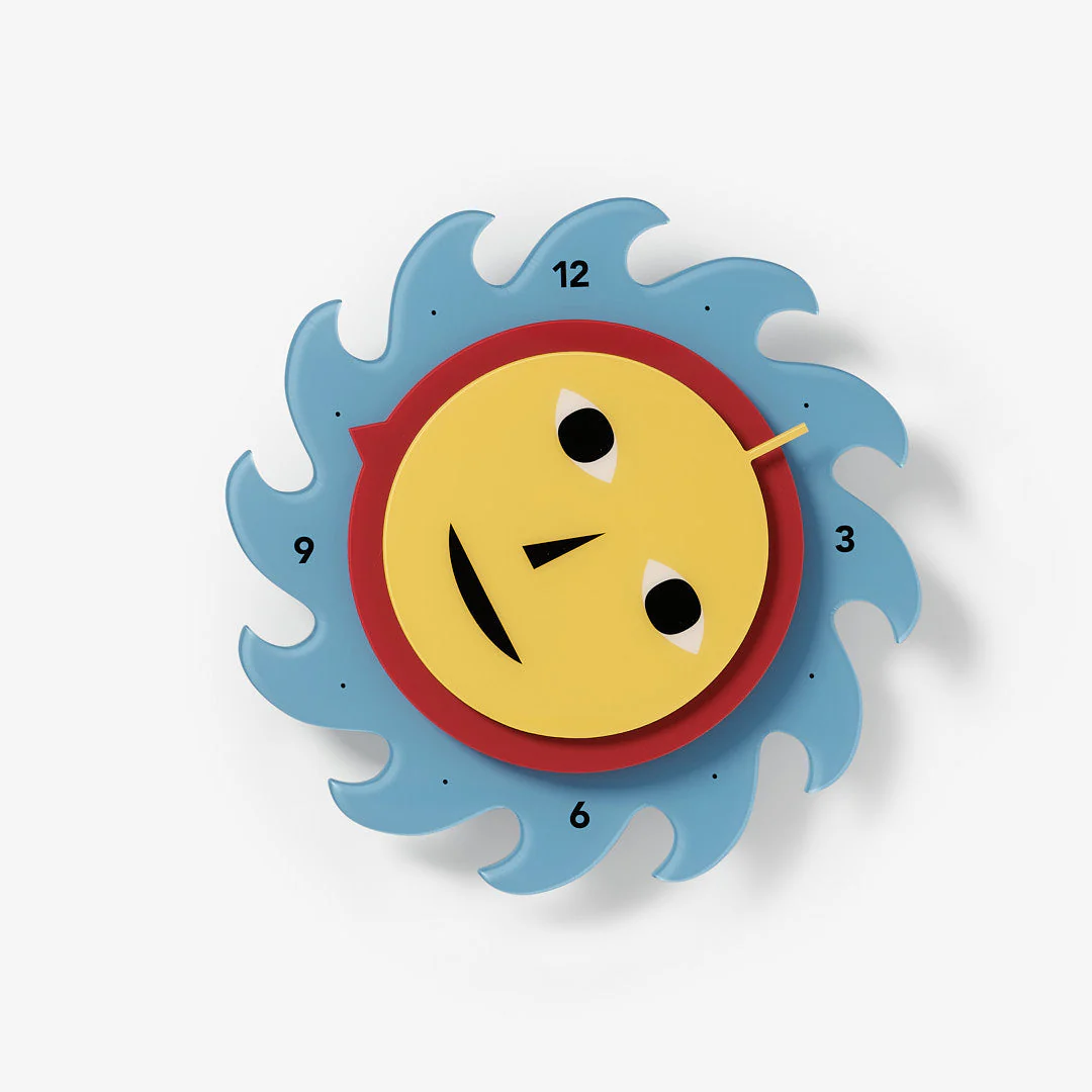 Everybody Clock - Red/Blue/Yellow - Image 2