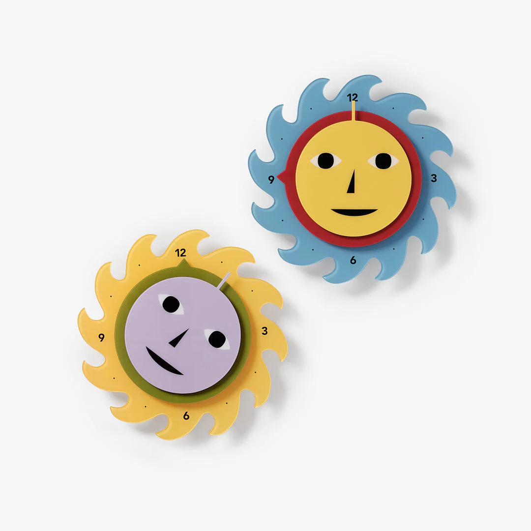 Everybody Clock - Red/Blue/Yellow - Image 4