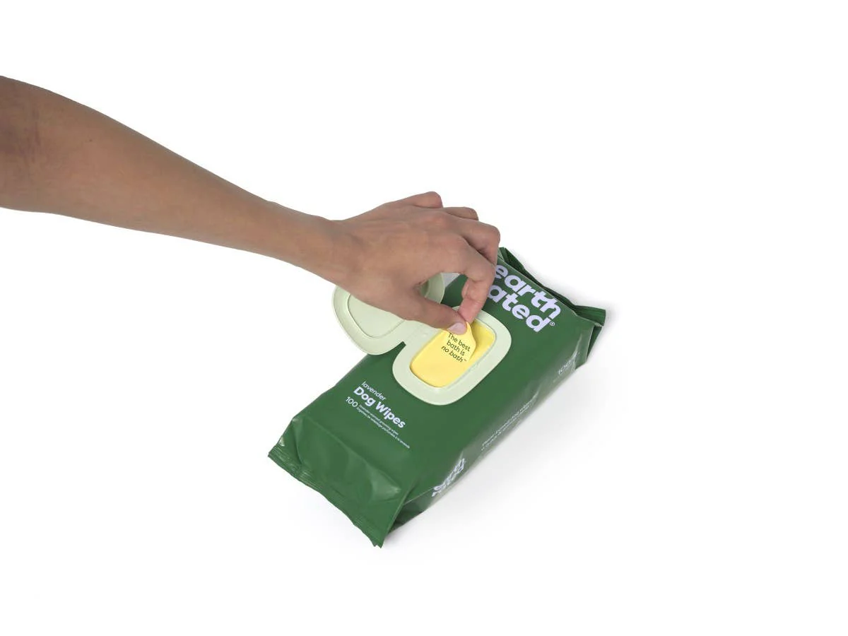 Earth Rated Lavender Dog Grooming Wipes 100ct - Image 3
