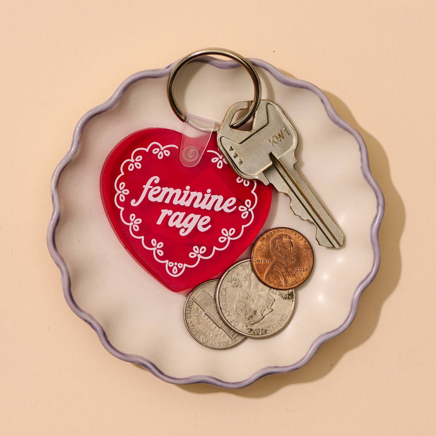 Feminine Rage Keychain - Image 3