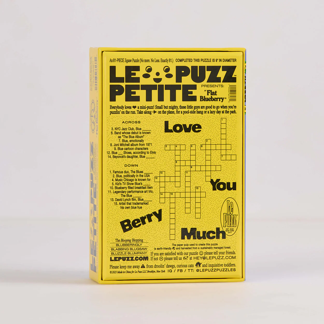 Flat Blueberry - 81 Piece Puzzle - Image 2