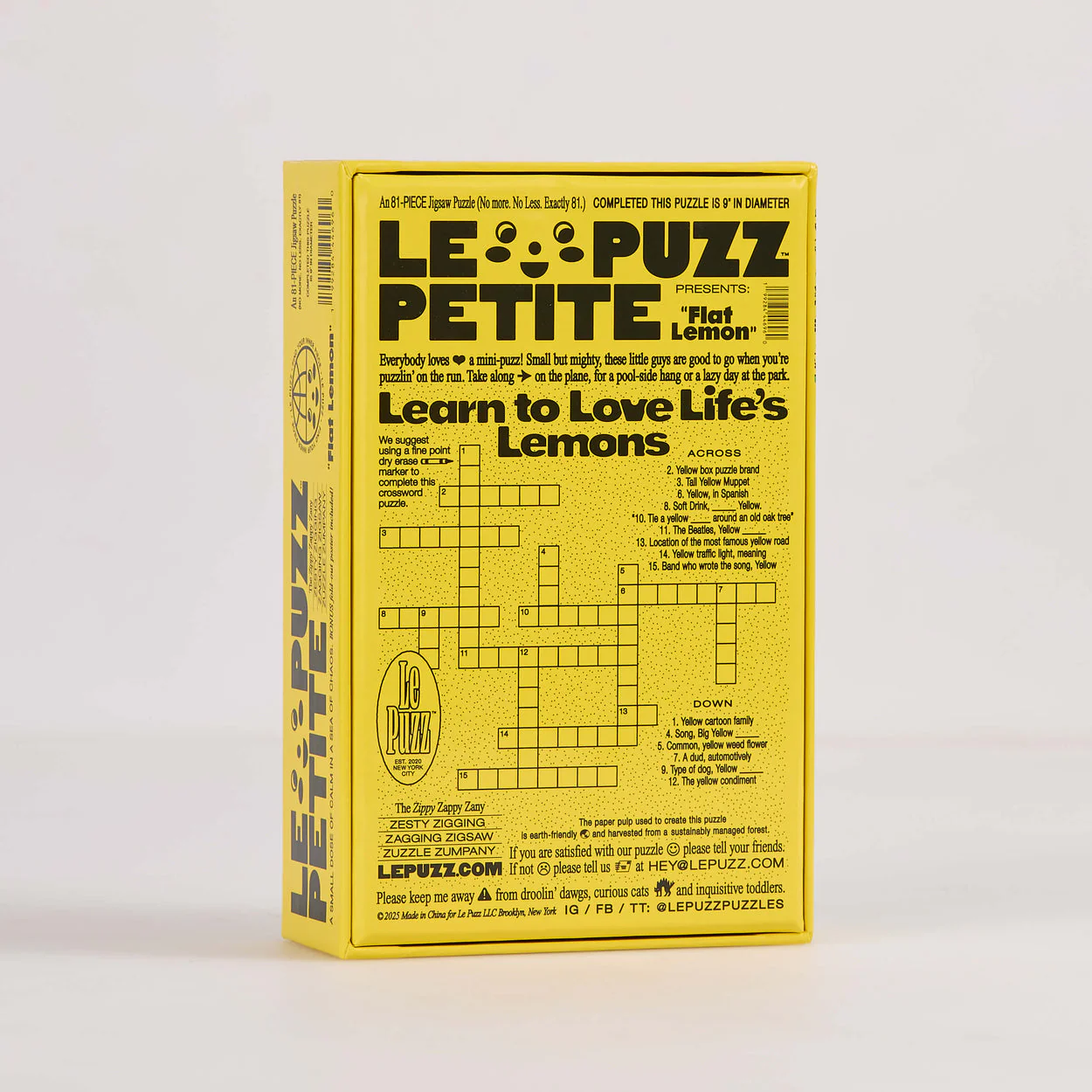 Flat Lemon - 81 Piece Puzzle - Image 2