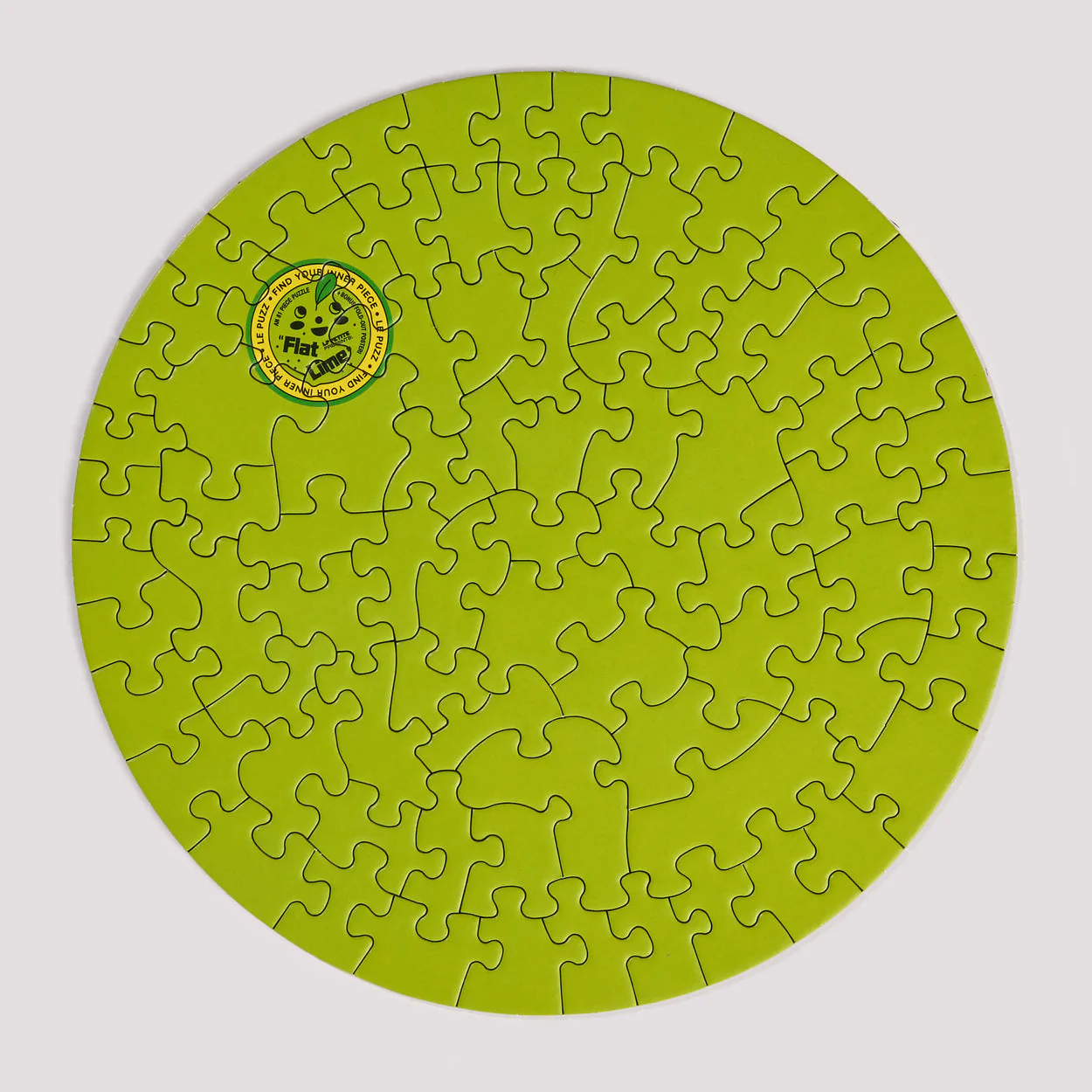 Flat Lime - 81 Piece Puzzle - Image 3