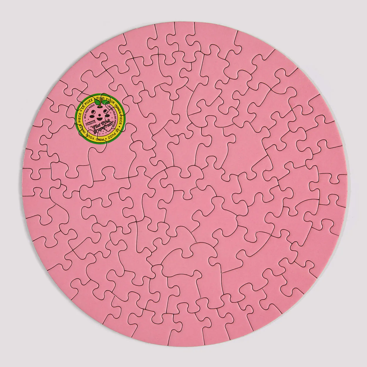 Flat Pink Grapefruit - 81 Piece Puzzle - Image 3