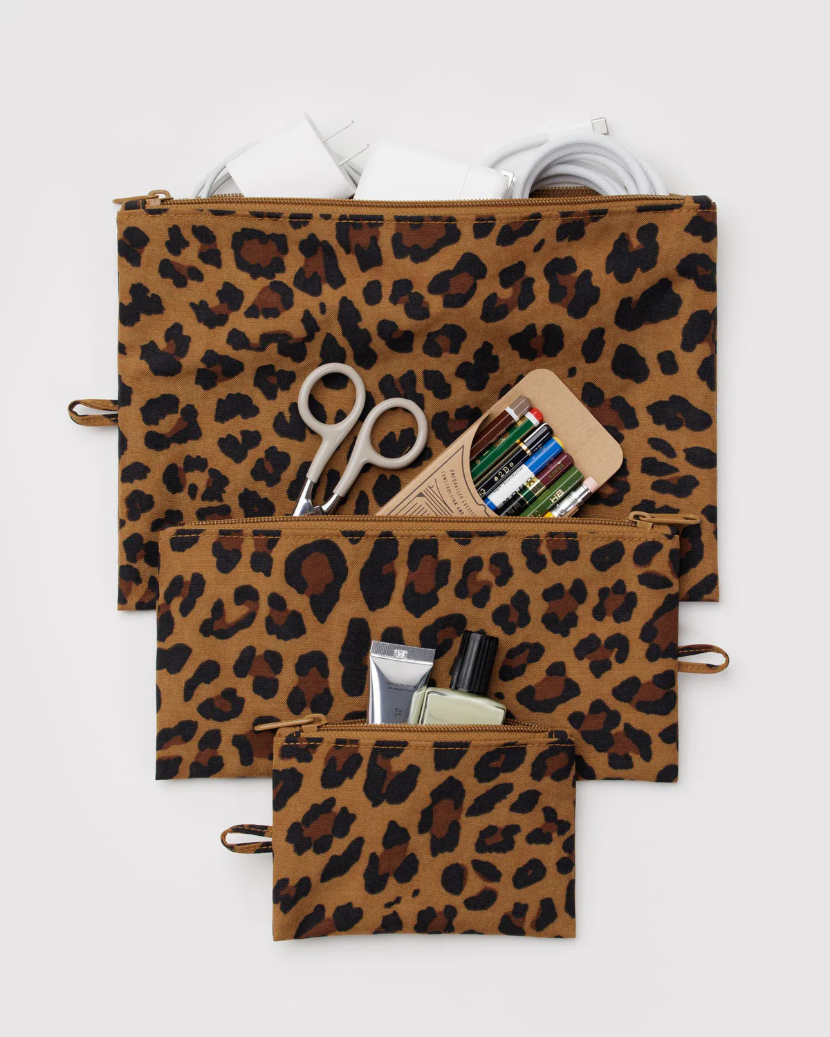 Flat Pouch Set - Leopard - Image 2