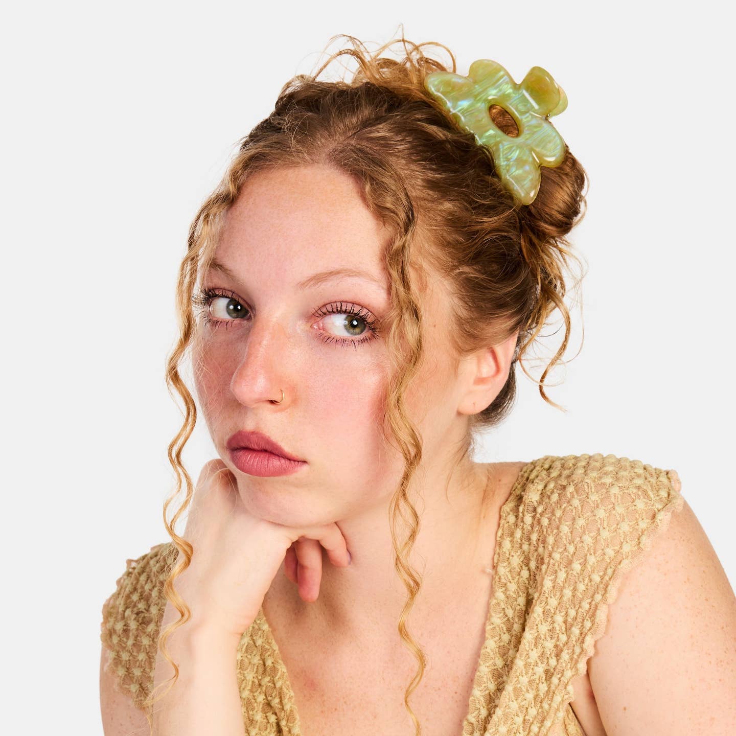 Flower Claw - Jade Swirl - Image 3