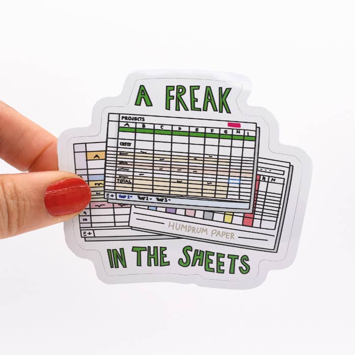 Freak in the Sheets - Excel Sticker - Image 2