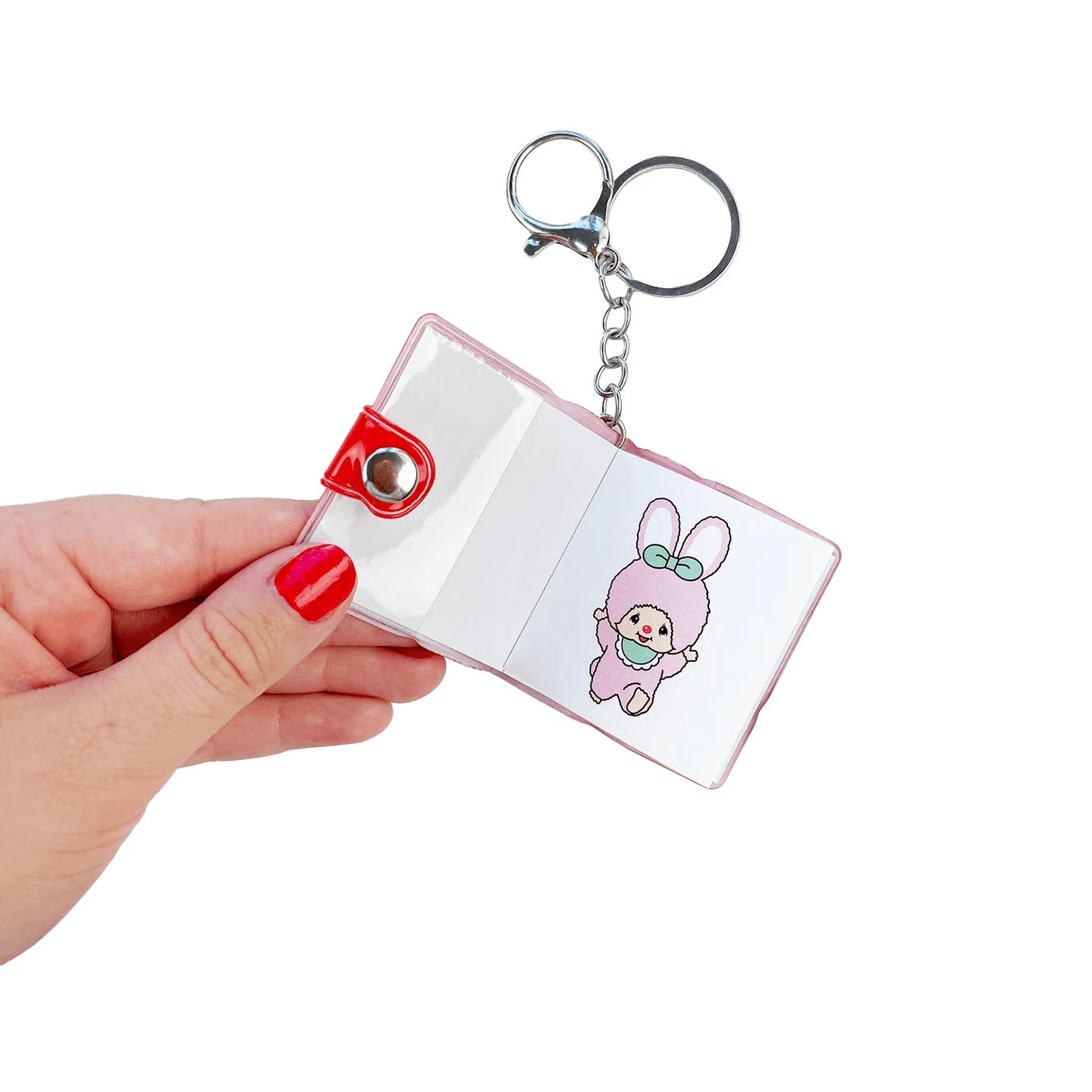 Friends Forever Monchhichi Mini Stickerbook Keychain - Image 4
