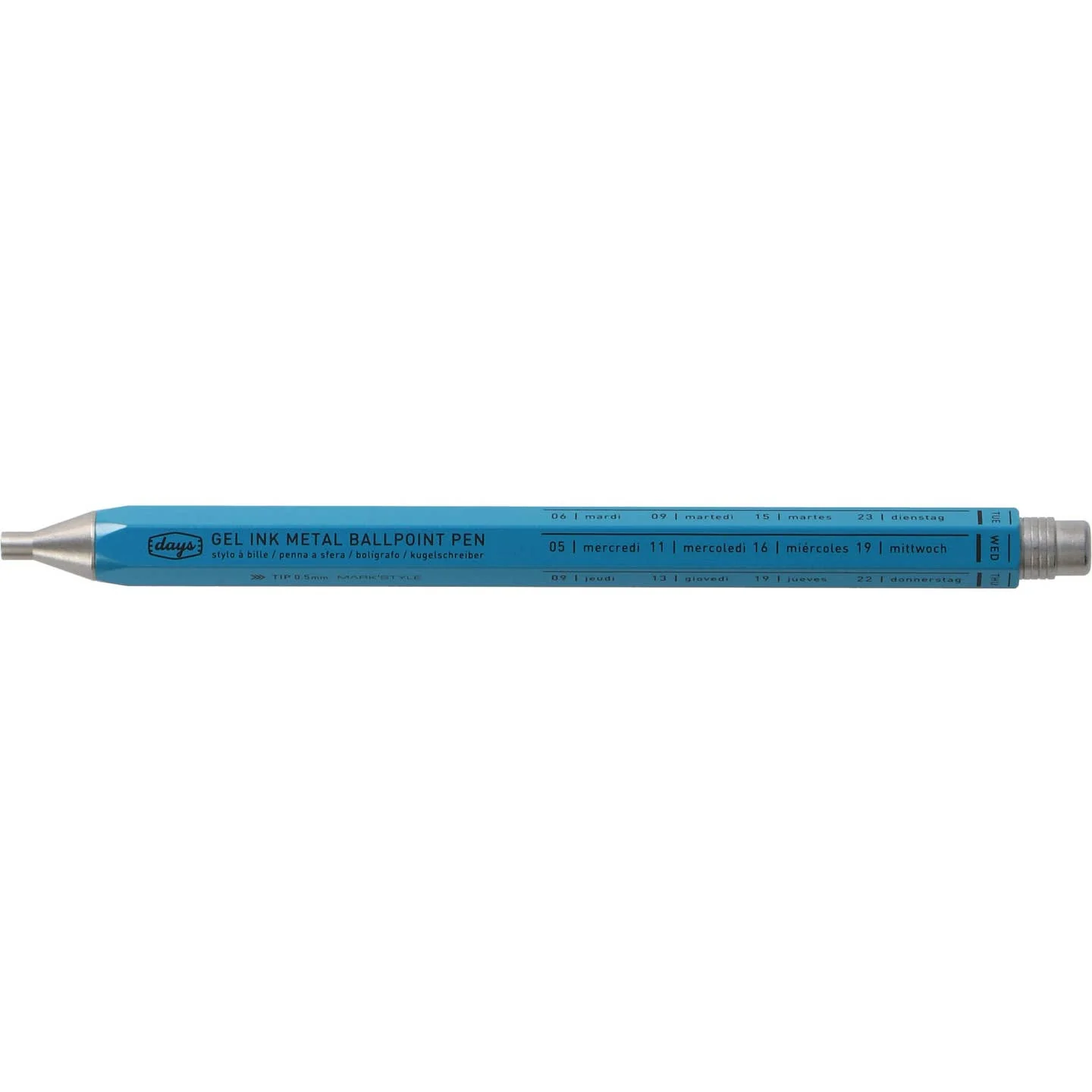 Gel Metal Ballpoint Pen - Blue