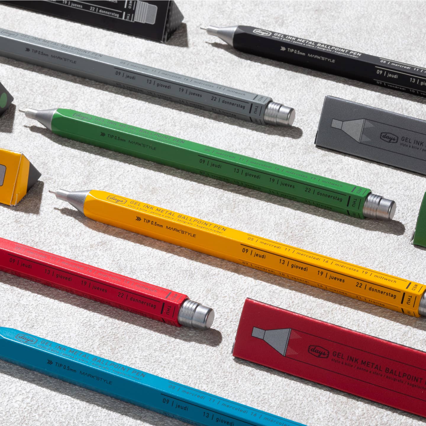 Gel Metal Ballpoint Pen - White - Image 2