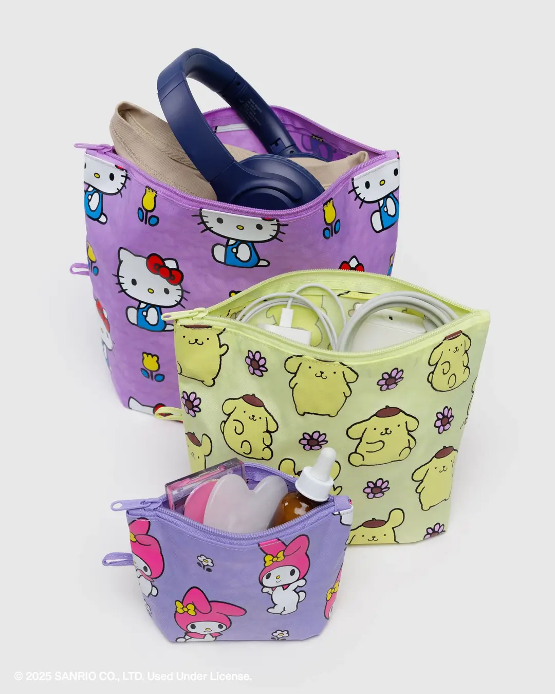 Go Pouch Set - Hello Kitty and Friends Florals - Image 2