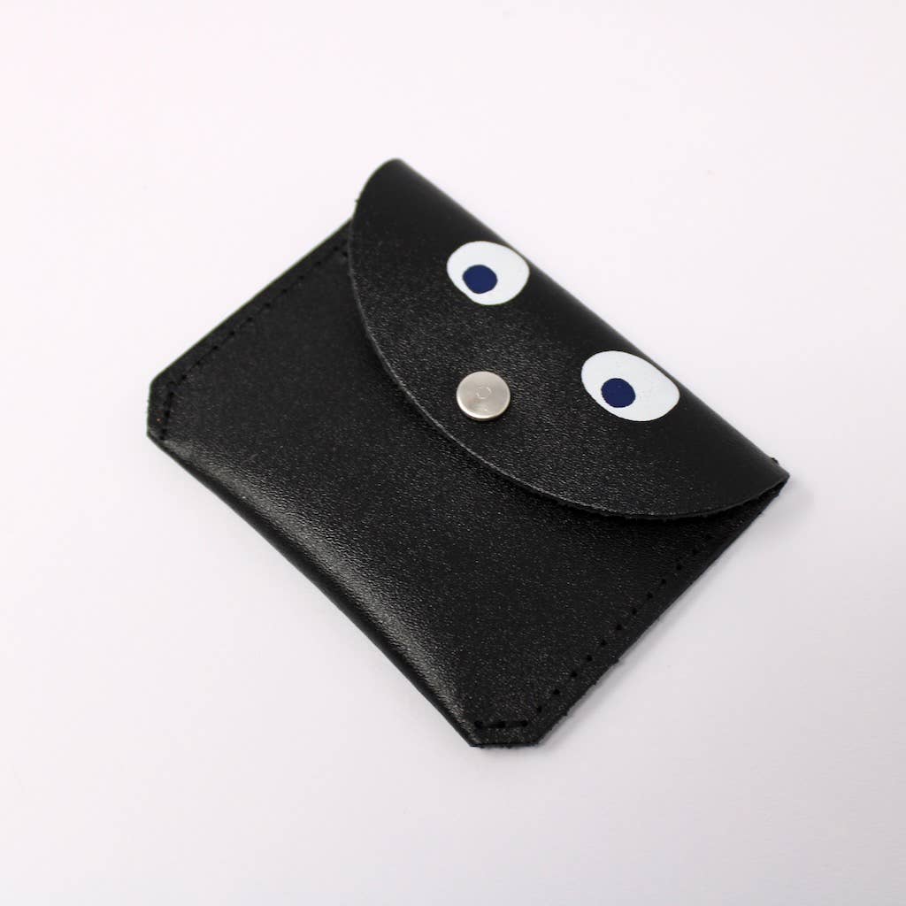 Googly Eye Mini Coin Purse - Black