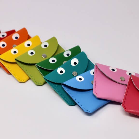 Googly Eye Mini Coin Purse - Black - Image 2