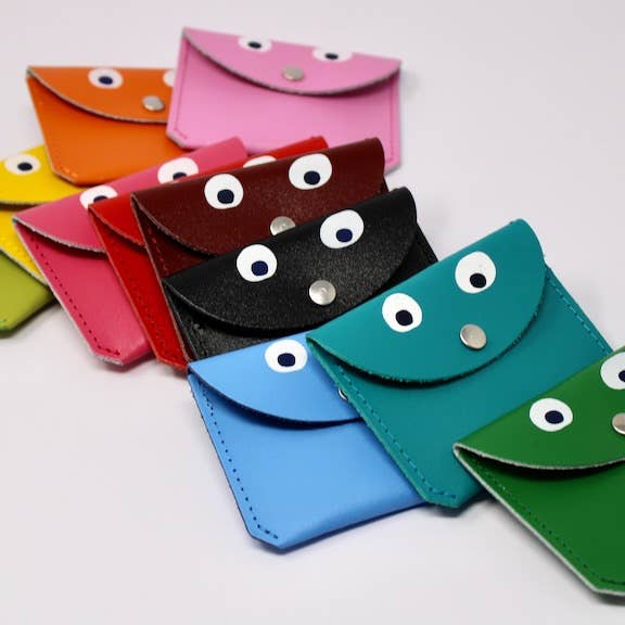 Googly Eye Mini Coin Purse - Black - Image 3