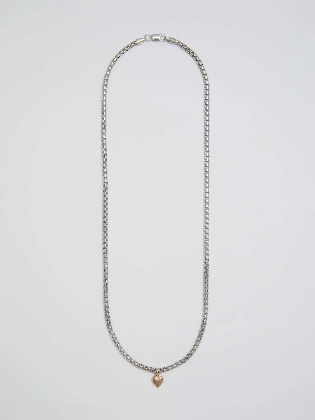 Gordita Necklace in Mixed Metals