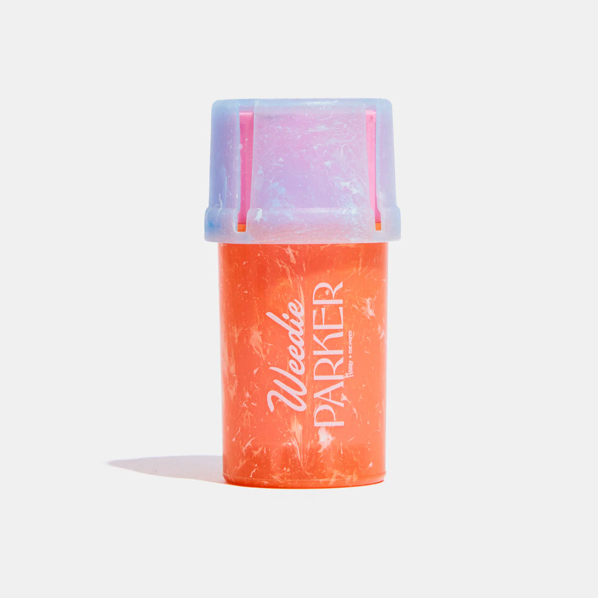 Grinder and Storage Case - Orange Marble