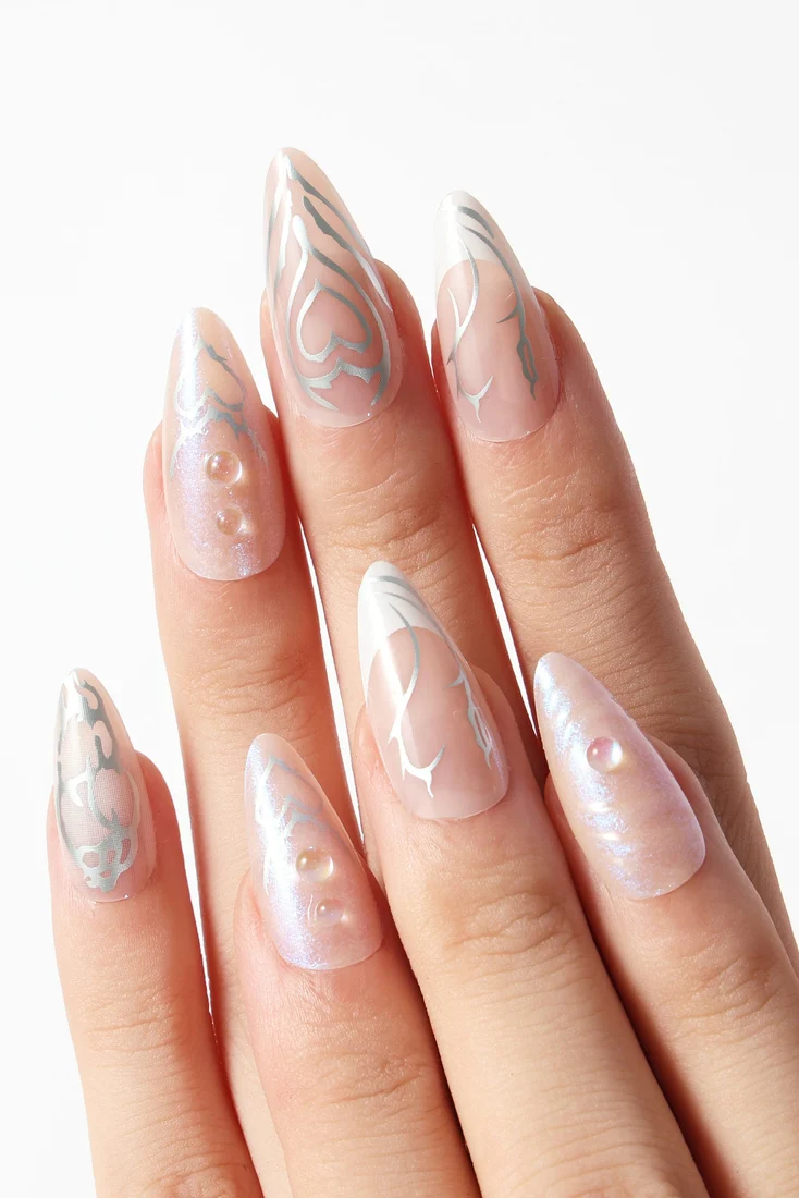 SALE - Chrome Hearts - Press-On Nails