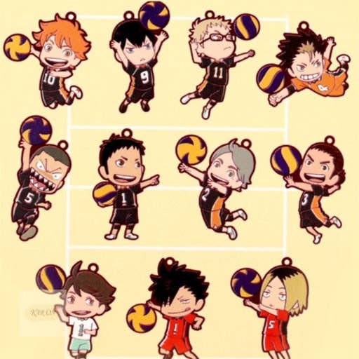 Haikyuu!! Character Magnet Random Keyring Vol. 2 - Image 4