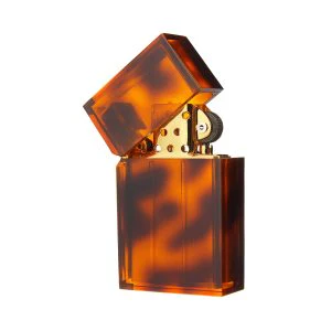 Hard Edge Marble Lighter in Tortoise