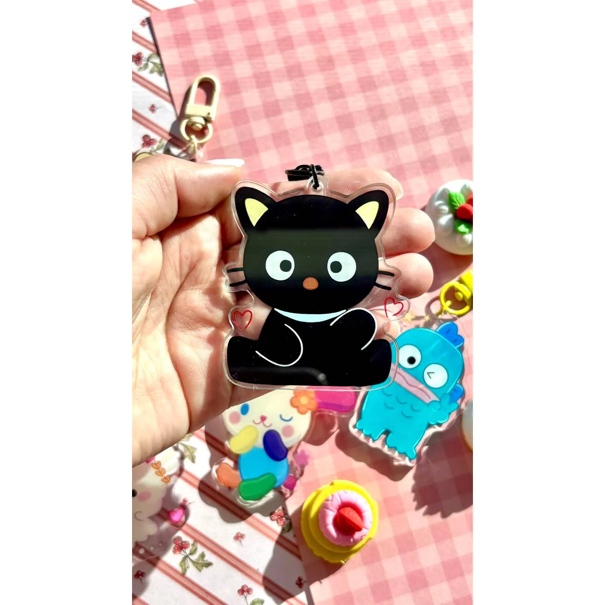 Sanrio Friends Acrylic Keychain - Chococat