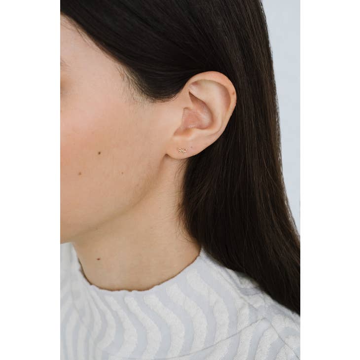 Harper Studs in 14k Gold - Image 2
