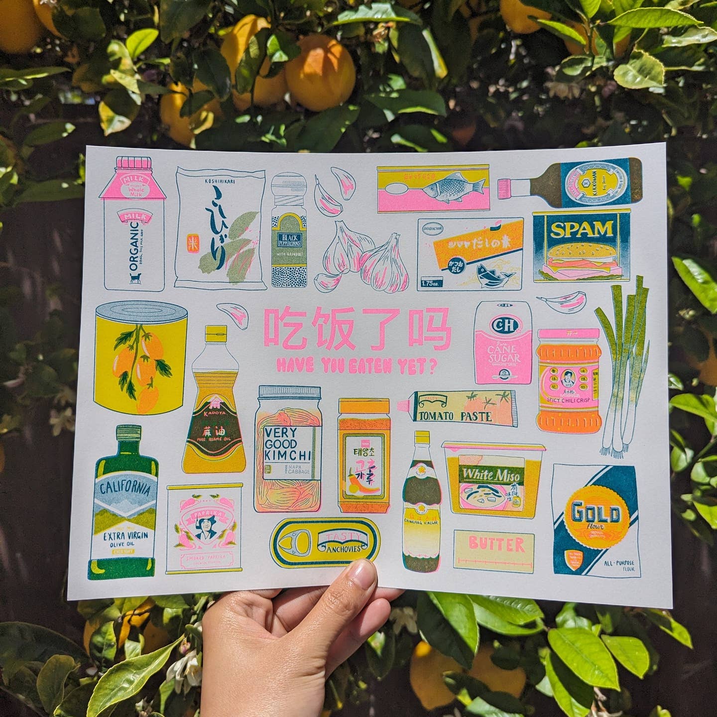 Have You Eaten Yet? Risograph Print - Image 2