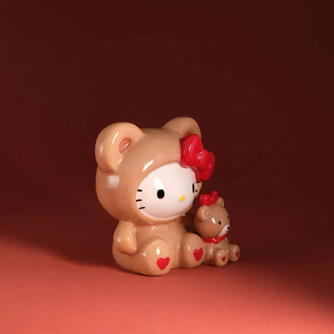 Hello Kitty and Teddy Bear Love Figurine - Image 4