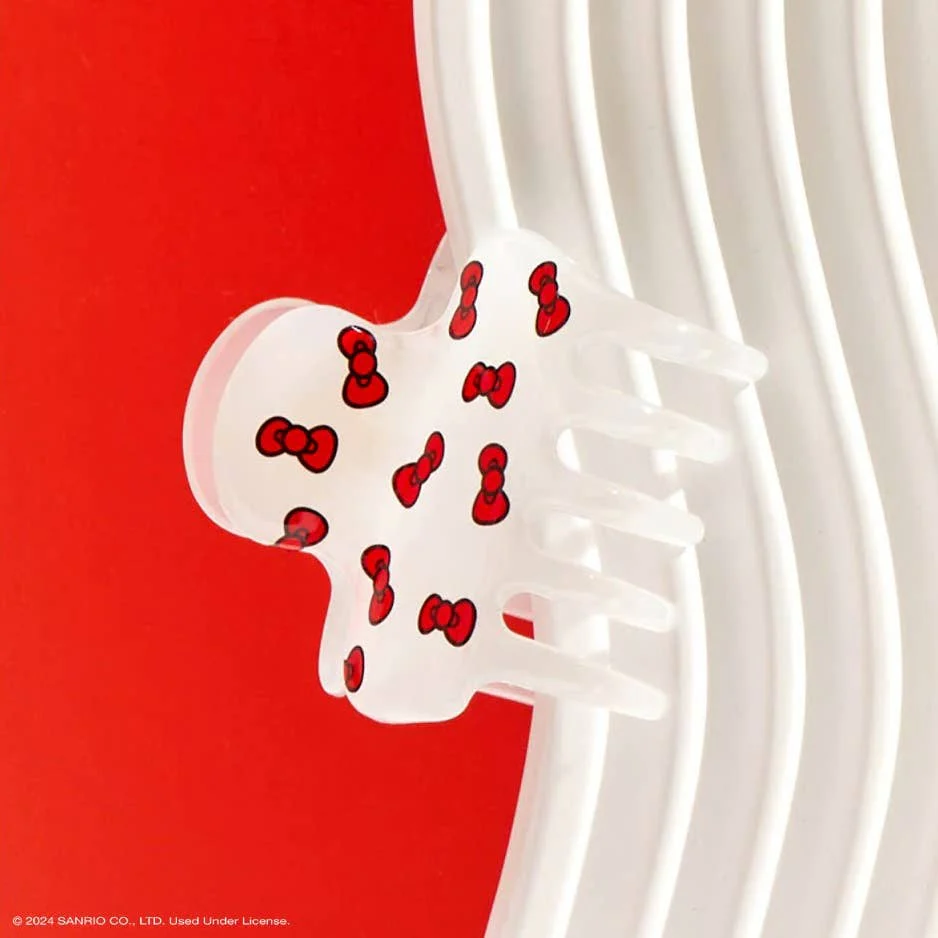 Hello Kitty X Kitsch Recycled Puffy Claw - Kitty Bows - Image 4