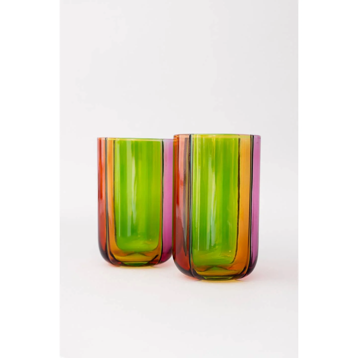 High Ball Glasses - Colorblock - Image 2
