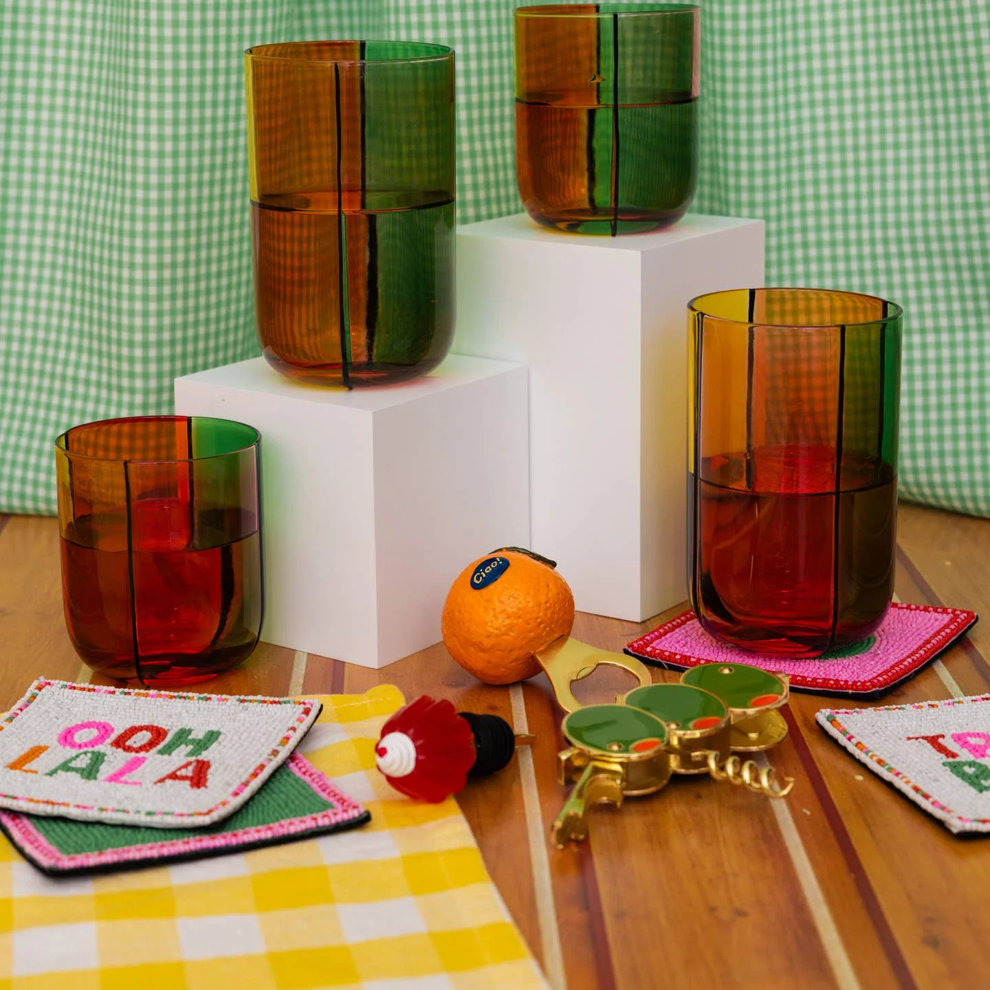 High Ball Glasses - Colorblock - Image 4