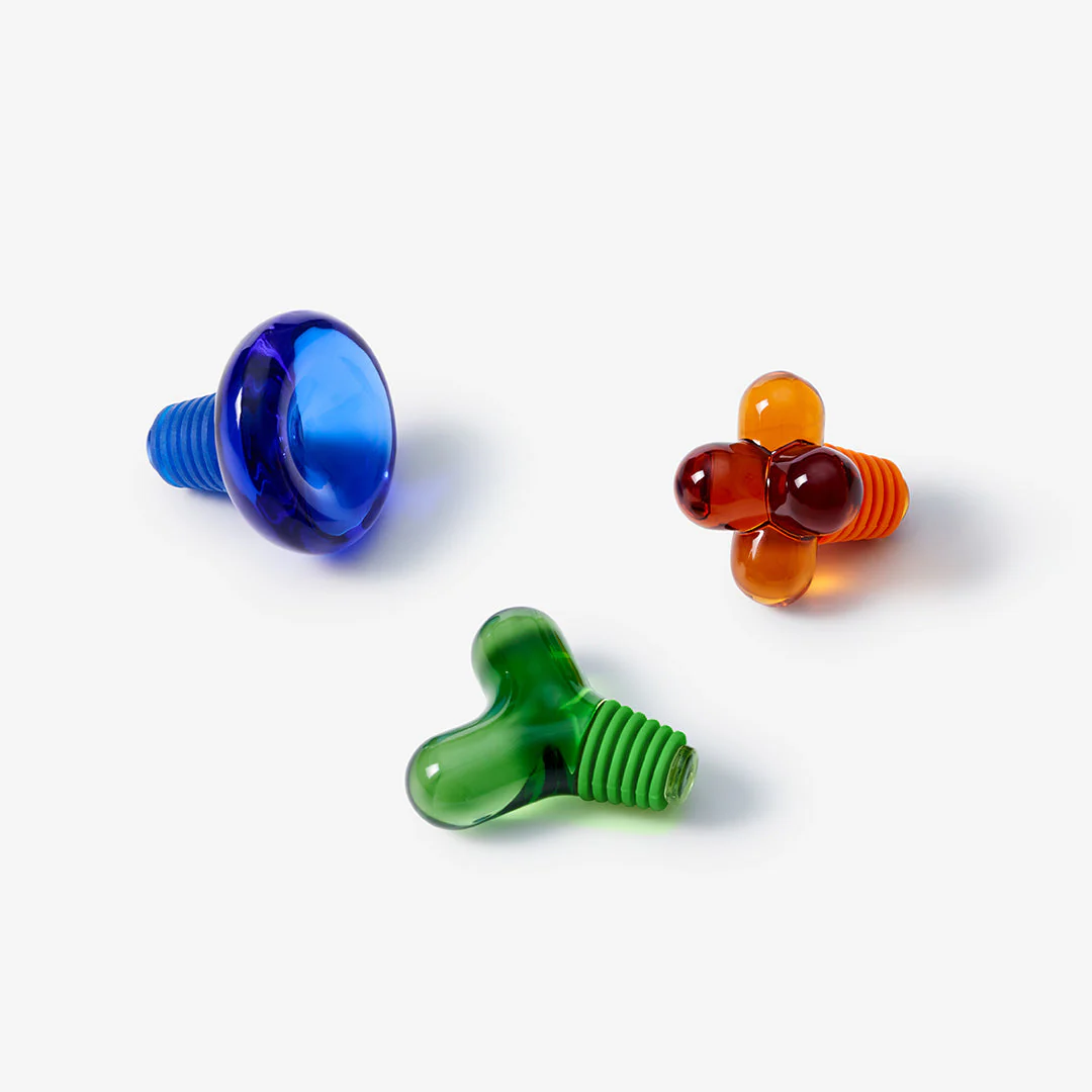 Hobknob Bottle Stopper - Amber - Image 3