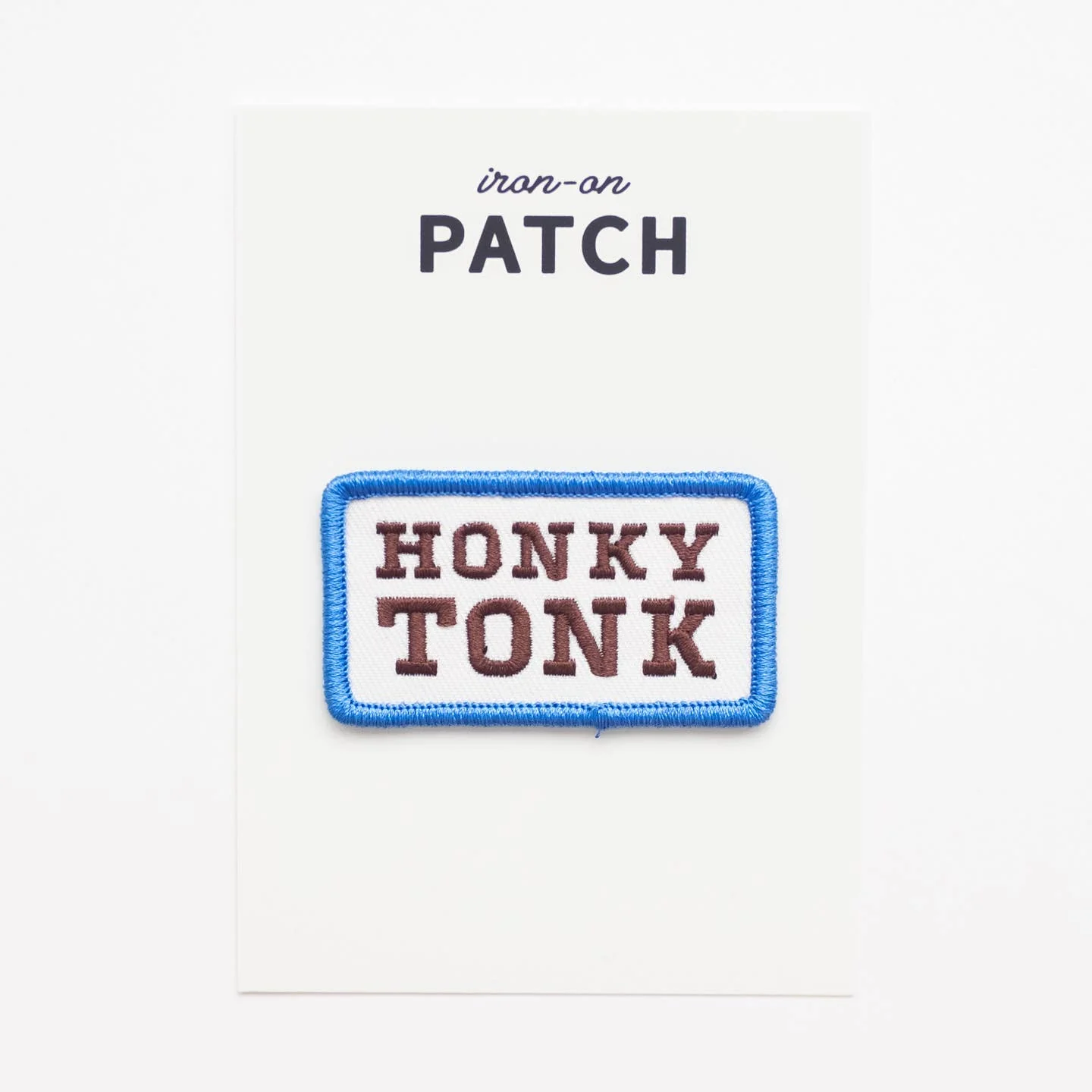 Honky Tonk Embroidered Iron On Patch