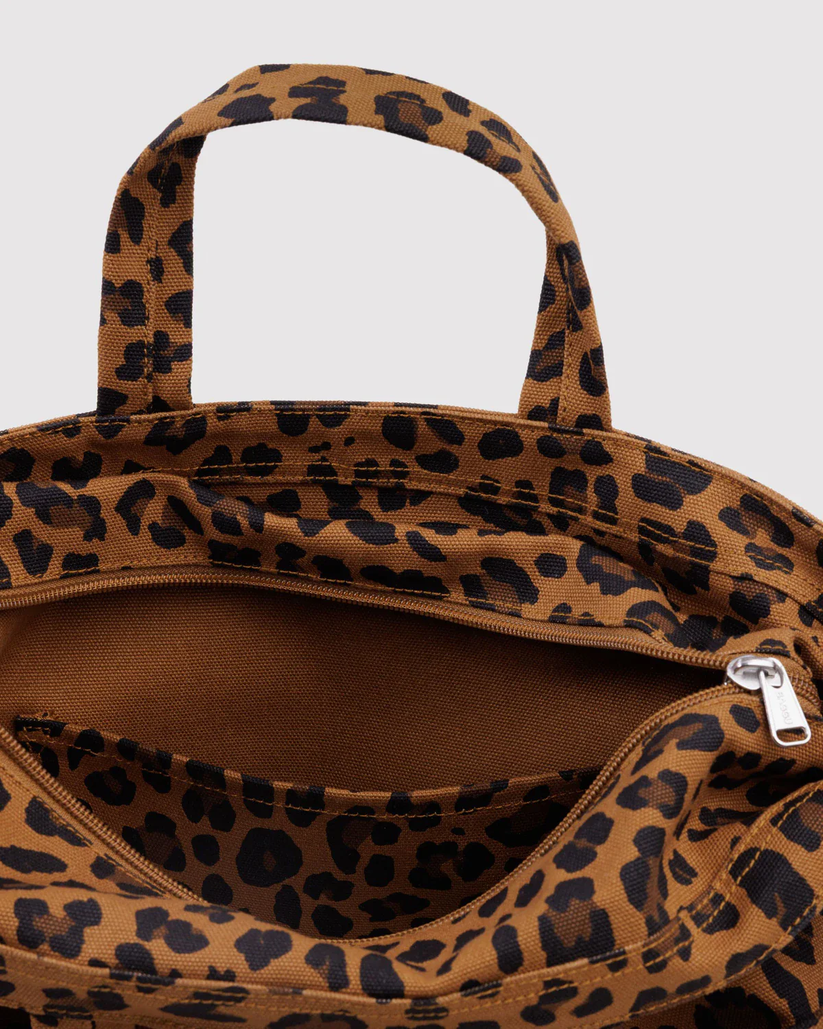 Horizontal Zip Duck Bag - Leopard - Image 3