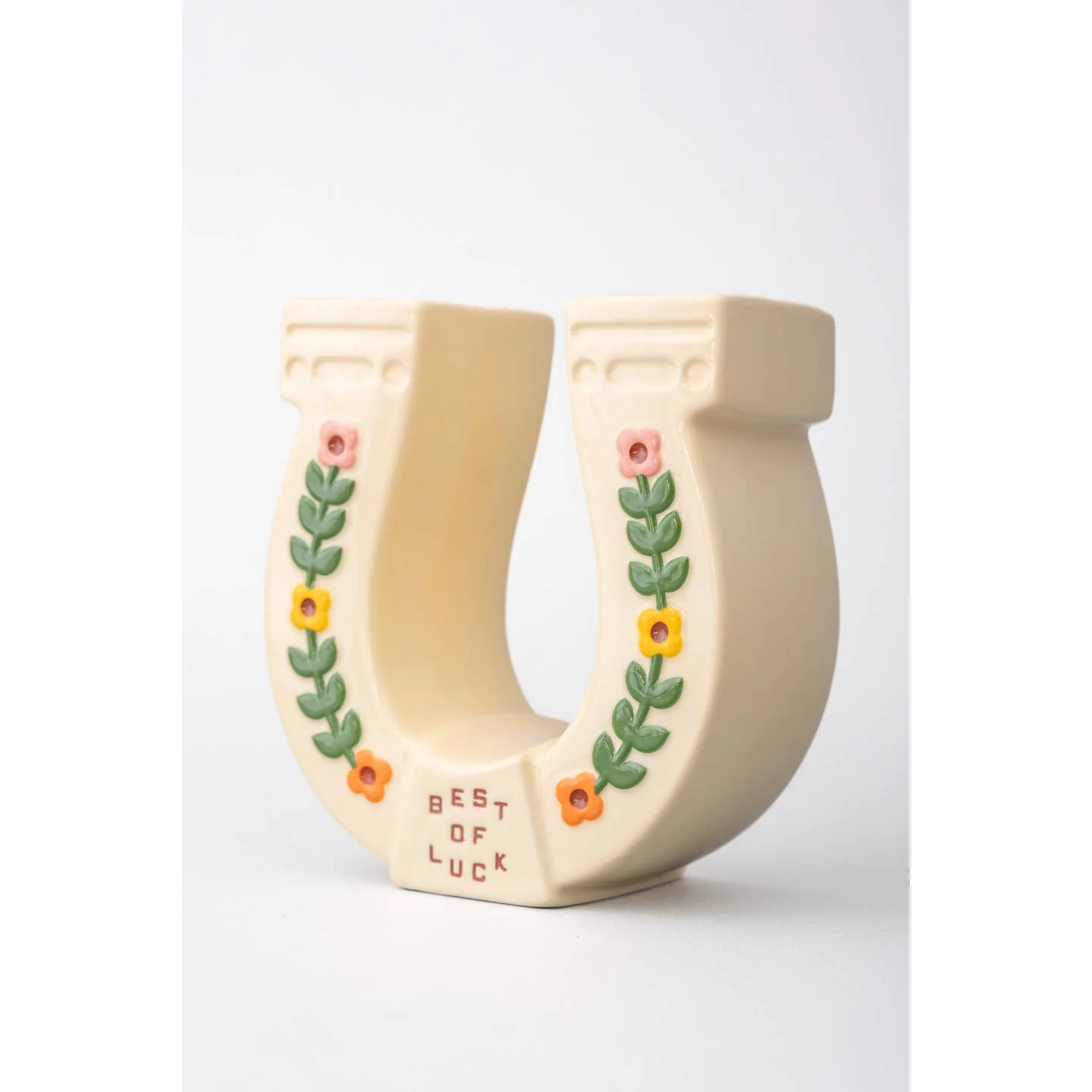 Horseshoe Ceramic Vase - Image 5