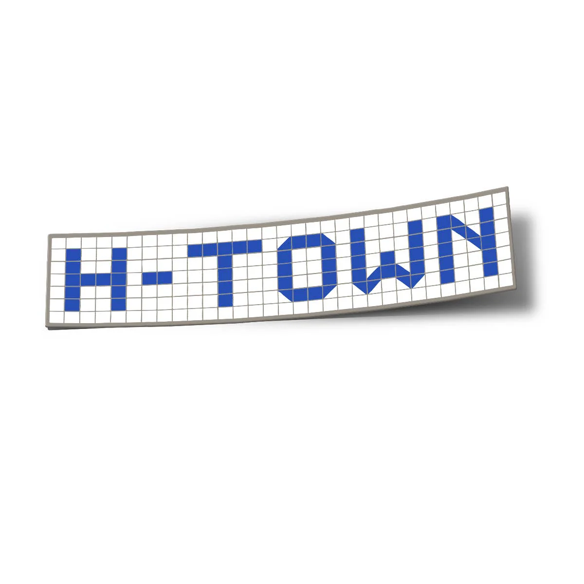 H-Town Houston Blue Tile Sticker